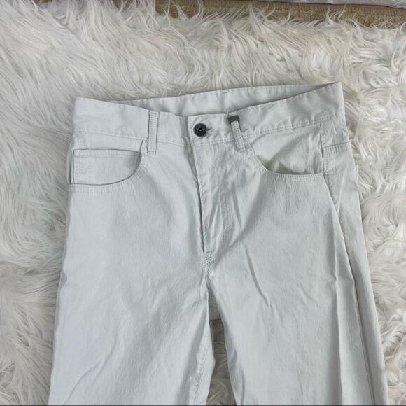 Helmut Lang White Casual Straight Leg Pants - Picture 4 of 9